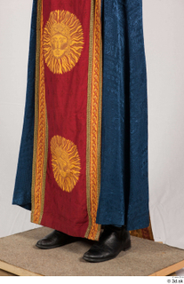 Photos Medieval Cardinal in Blue-Orange Habit 1 Red-Orange tabard Sun…